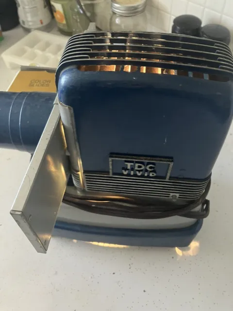 Proyector de extensión de línea principal vintage TDC 300 que funciona con diapositivas
