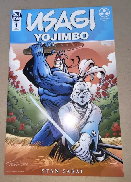 Usagi Yojimbo 1 RE NEC 2019 SDCC Variant, ltd 500 stan sakai tick