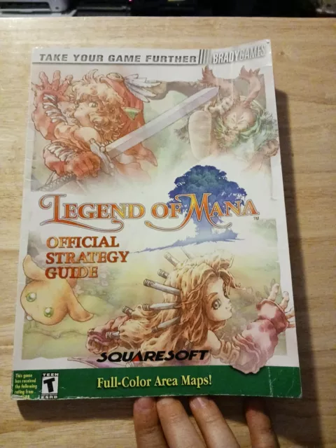 PS1 Legend of Mana Official Strategy Guide (Video Game Books) BradyGames!!!...