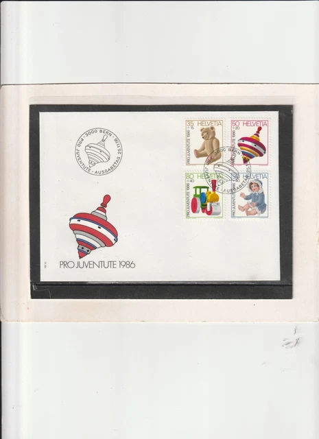 Schweiz-FDC Mi. Nr. 1331 - 1335 " Pro Juventute " 3000 Bern 25.11.1986