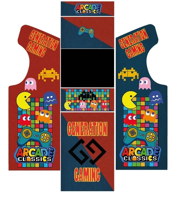 Stickers Décoration Borne Arcade Batman Begins - Pour MAME, Euro Ou Personnalisé, Neuf, Sans Marque