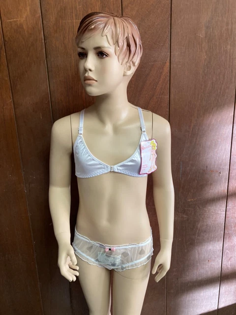Brand New! Teen/Girls “Gyrl Co” Bra and Panties Set! Girl SZ Medium,10/12,SHEER