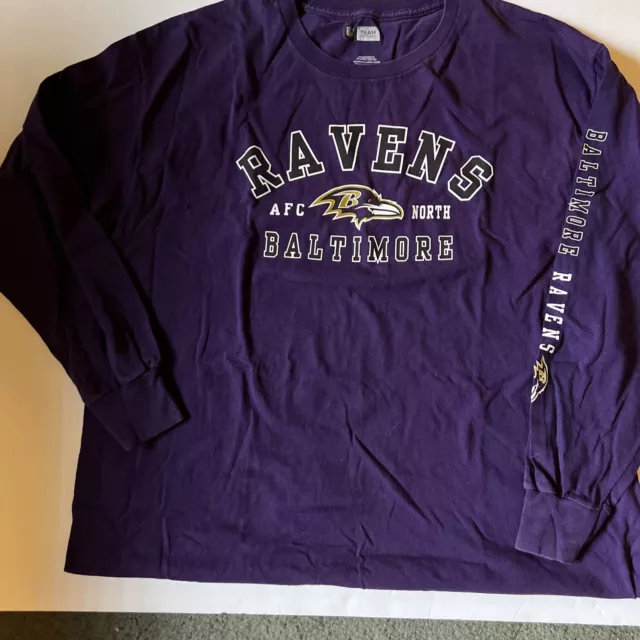Baltimore Ravens NFL Team Apparel Purple Mens size XL