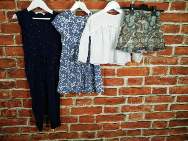 Girls Bundle Age 3-4 Years H&M J Lewis Jumpsuit Blouse Skirt T-Shirt Dress 104Cm