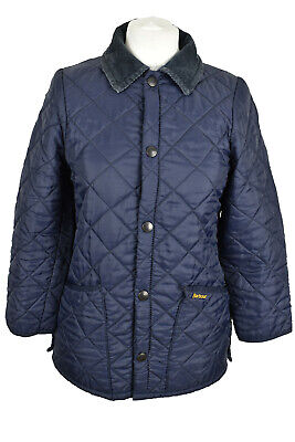 BARBOUR Blue Quilted Jacket size L Boys