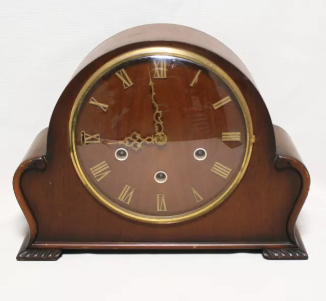 c1954 SMITHS 'WINDERMERE' WESTMINSTER CHIME MANTEL CLOCK - NEEDS SERVICE