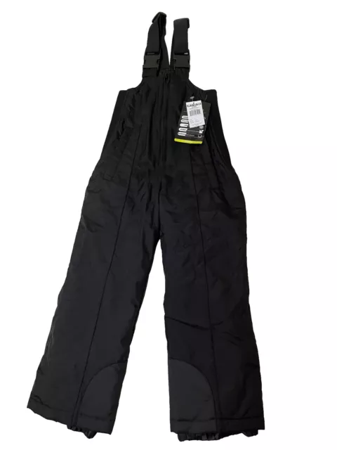 Sport Essentials Youth Kids Black Ski Bib Snow Pants Overalls Suspenders Sz 6