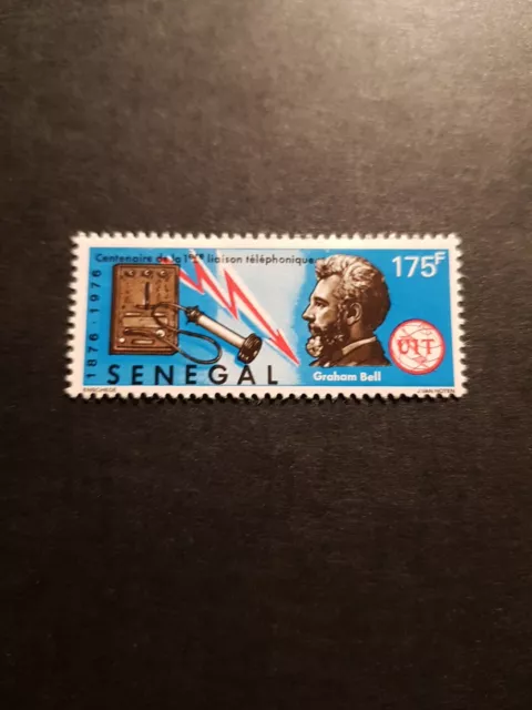 Briefmarke Afrika Senegal Premiere Link Telephonique N°430 Neu Luxus MNH 1976