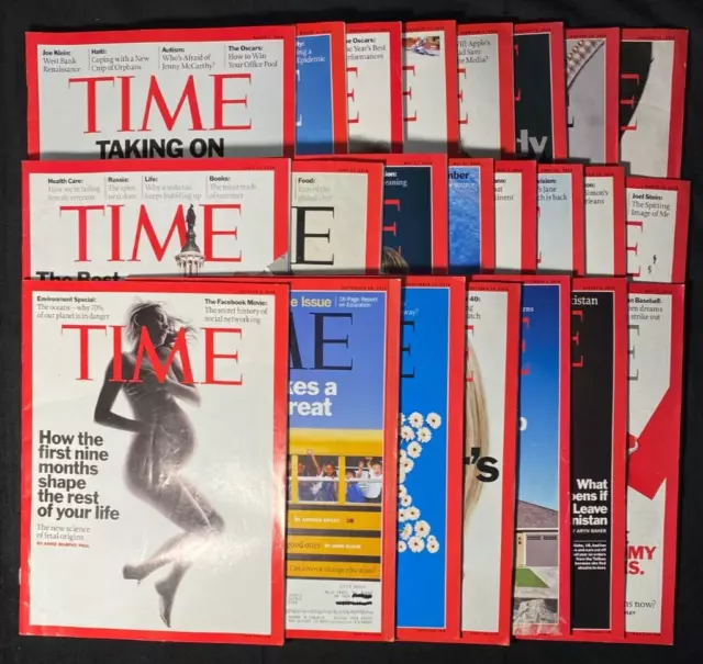 TIME Magazines 2010 Public Interest News Elizabeth Warren Economy * 23 ISSUES *