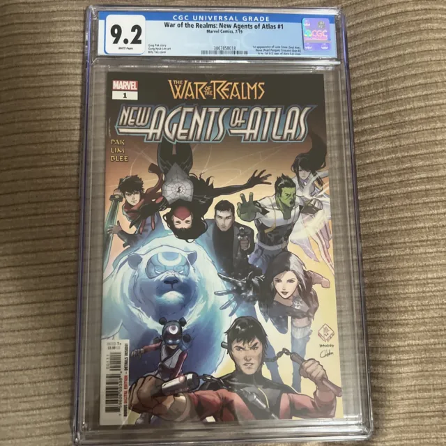 War of the Realms New Agents of Atlas 1 CGC 9.2 1st appearances