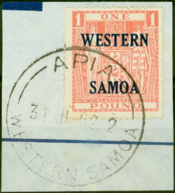 Western Samoa 1955 Rosa SG234 V. f.U Am Stück
