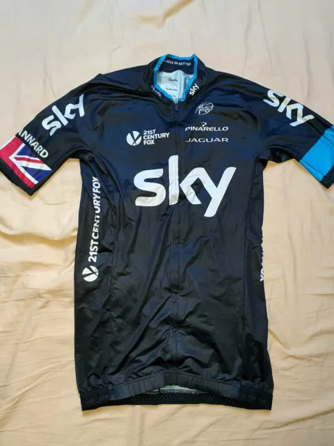 maillot cycliste vélo STANNARD maillot porté worn jersey radtrikot team SKY