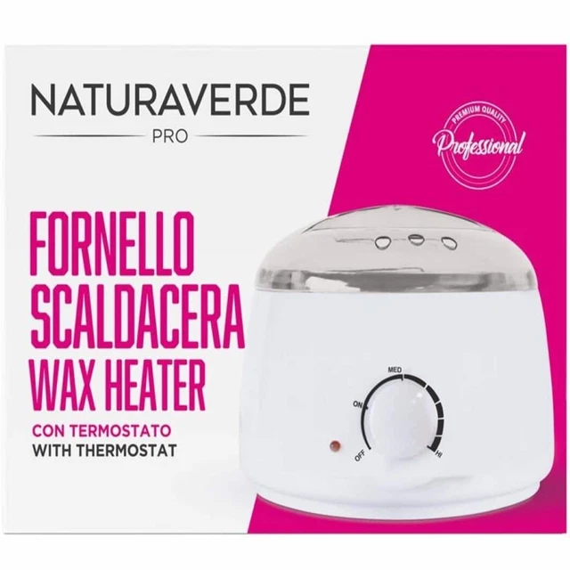 Naturaverde Pro Scaldacera Con Termostato + Barattolo Cera Brasiliana Nuovo