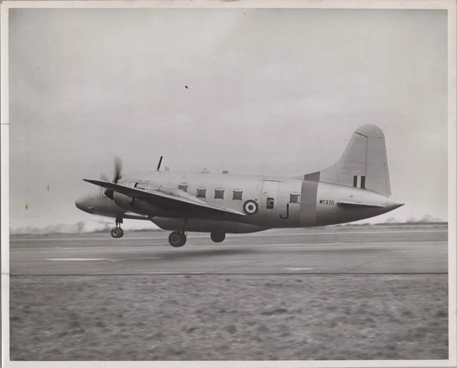 Vickers Varsity Wf370 Original Vintage Press Photo Raf Royal Air Force 11
