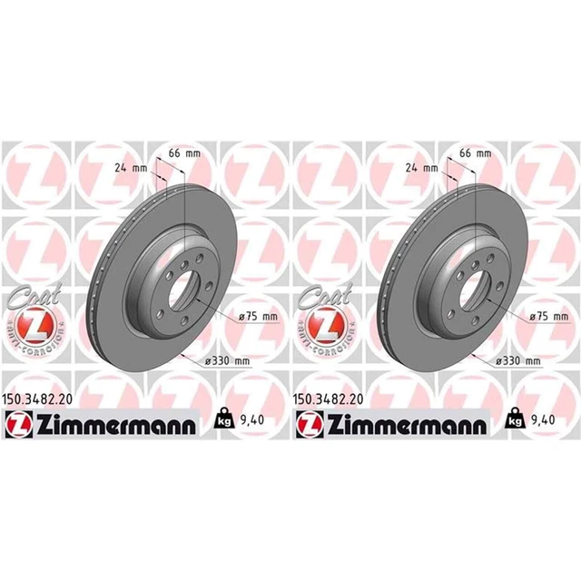 Kit Frein Arrière Mercedes Classe M/R - Disques Pleins 330mm + Plaquettes - Compatible W164, W251, V251