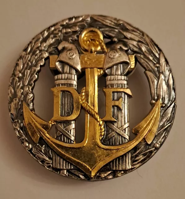 FRENCH CUSTOMS Badge Marine Specialty Antique Fabrication