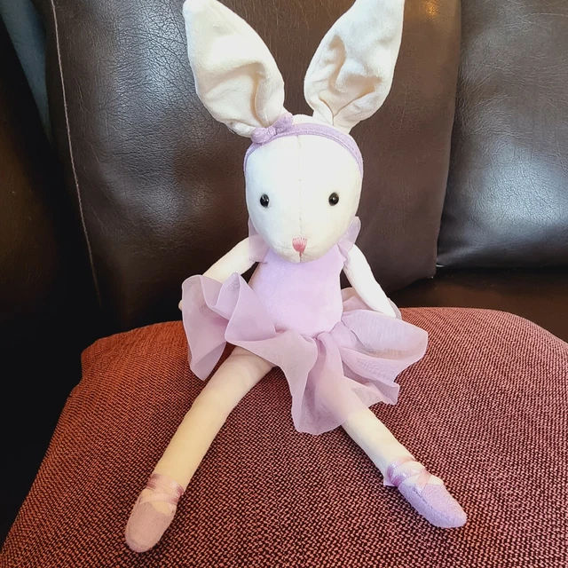 NEW JELLYCAT BUNNY in tutu Pirouette Bunny Rabbit Soft Toy Lilac