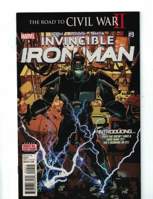 Invincible Iron Man #9 1st Full Riri Williams 1st Print B