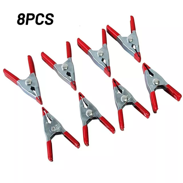 New Practical Clamps Clip Fixing Kit Set 50mm Clips Metal Small Soft Grip