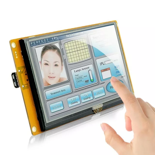 7 Inch TFT LCD Module HMI Smart Touch Screen Display with UART Interface