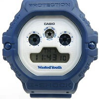 USED CASIO G-SHOCK Wasted Youth DW-5900WY-2JR White Blue Men's Watch