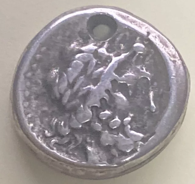 Riproduzione Moneta Greca Macedonia Filippo II Zeus Sagittario 359-366 a.c. 18mm