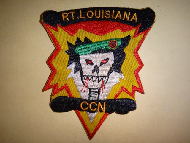 VIETNAM WAR PATCH US 5th Special Forces Group MACV-SOG RT LOUISIANA CCN ...