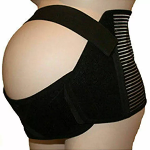 UK Maternity Pregnancy Belt Lumbar Back Support Waist Band Belly Bump Brace