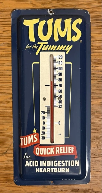 1950s Tums For The Tummy ヴィンテージ温度計 1950s Tums For The Tummy ヴィンテージ温度計 1950s Tums For
