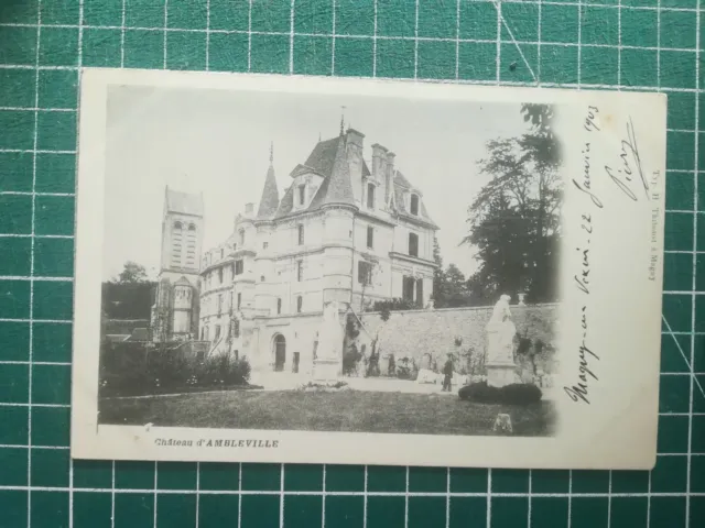 sb353 CPA BE circa 1900 - Château d'Ambleville