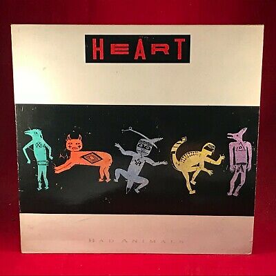HEART Bad Animals 1987 UK Vinyl LP + INNER EXCELLENT CONDITION alone a
