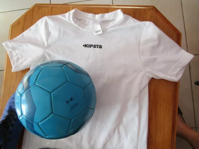 EQUIPEMENT complet FOOTBALL FEMININ FILLE 9-10ANS BALLON CHAUSSURE TSHIRT SHORT