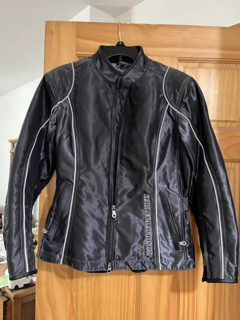 Harley Davidson  Womens Leather Riding Jacket . Size Small