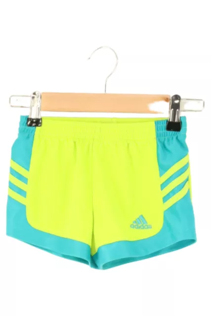 ADIDAS Shorts Kinder Gr. 104 Grün Blau Sport Freizeit