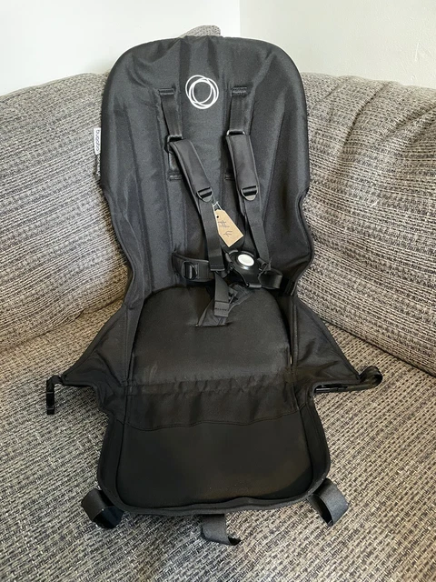 Bugaboo Donkey 2 Seat Fabric. 5 Point Comfort Harness. Black. #4