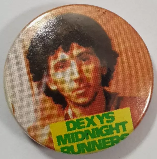 1980's Dexys Midnight Runners Rock Pop Music Plastic/Tin Badge 25mm Dia.