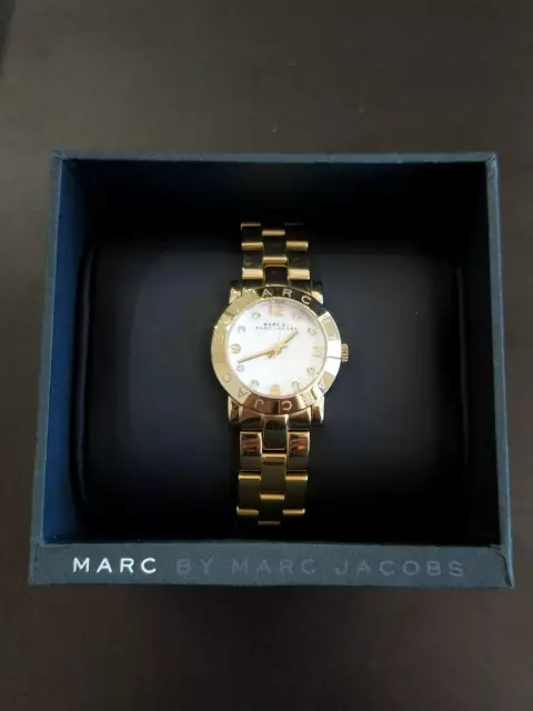 MARC BY MARC JACOBS Amy Gold-Tone Ladies Watch MBM3057