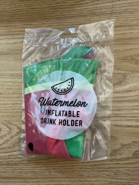 18 x WATERMELON - MULTI - Inflatable Drink Holder   BNISP