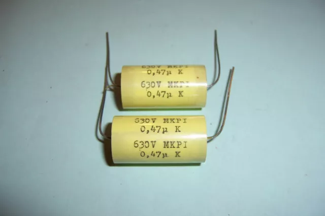 0.47uF 630V Polypropylene Capacitors Qty. 2  VALVE HIFI New