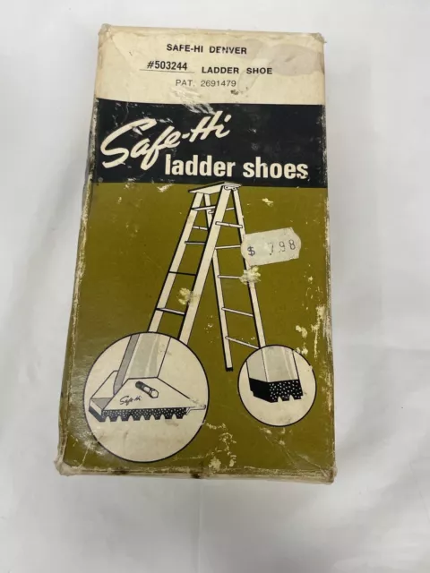 Safe-Hi Ladder Shoes #503244 - Pair - New (Old Stock) - Lot Of 2