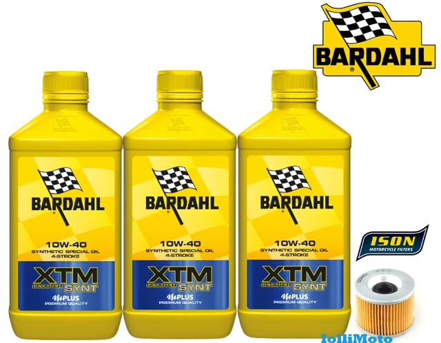 Tecneco Kit Entretien Bardahl XTM 5W40 + Filtre à Air + Bougie Pour Yamaha MWS 125/150 Tricity