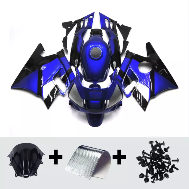 Blue Fairing Kit for Honda CBR600F2 1991 1992 1993 1994 ABS Plastic Bodywork Set