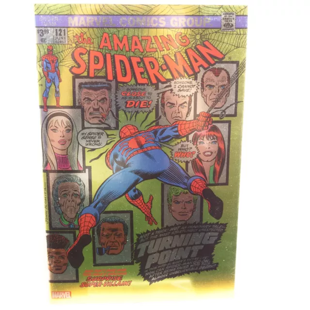 Amazing Spider-Man #121 Foil Facsimile Edition Unknown Comics John Romita Nm+