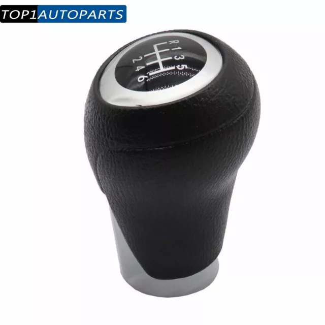 Leather Gear Shifter Knob Lever For 2014-2017 Mazda 3 6 CX-5 Manual US Stock