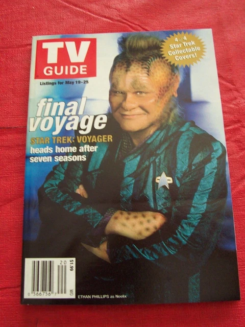 Tv Guide - May 19, 2001 - Star Trek: Voyager - Ethan Phillips As Neelix