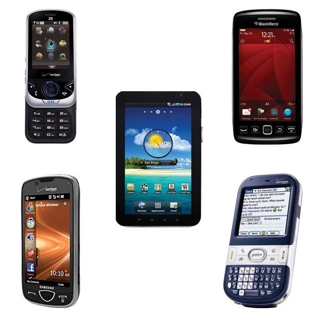 5 Pack - Multi Color Toy Phone for Kids / Dummy Cell Phone for Kids