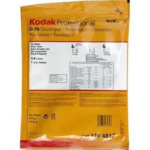 kodak D-76 Developer Powder to make 1 Gallon for Black & White Film 5160296