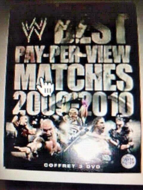 WW Best PPV Matches of the year 2009-2010 - 3 DVD - NEUF