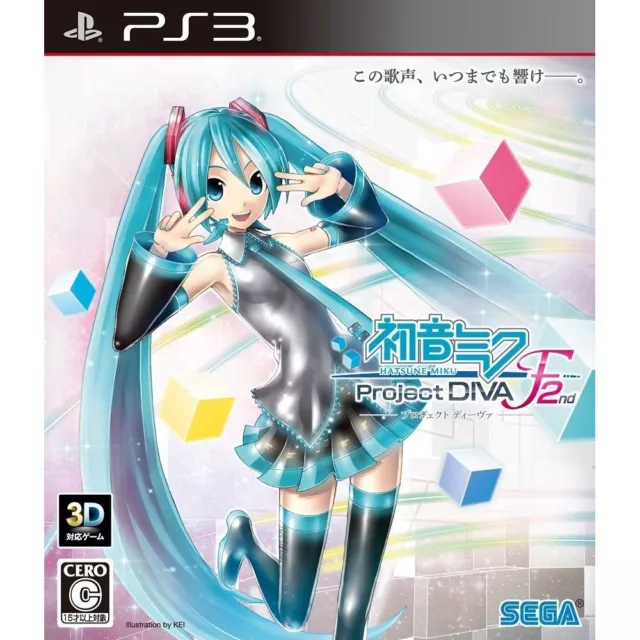 PS3 Hatsune Miku Project DIVA F 2nd Import Japan F/S