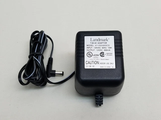 Lot of 10 New AT&T Landmark T38 US Wall Adapter - 120V 60Hz 10W 12VDC 300mA